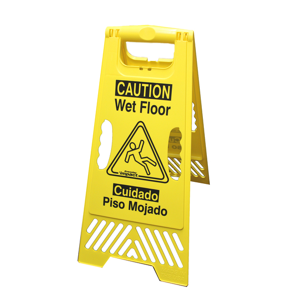Impact Products Impact Yellow Black Wet Floor Sign, PK6 9152BH